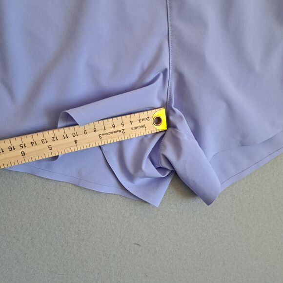 Athleta Hustle 3 Shorts Periwinkle Purple Women’s Size 2X Running Activewear - Picture 6 of 12